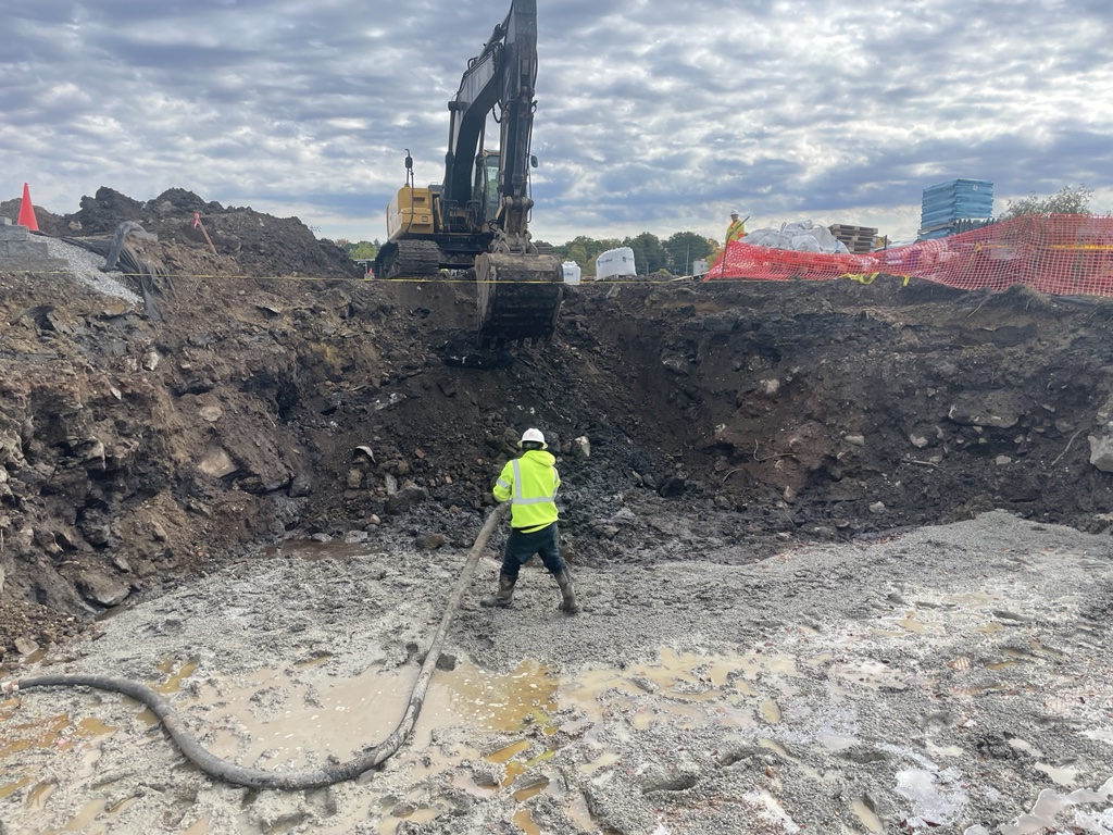 staff working on remediation project