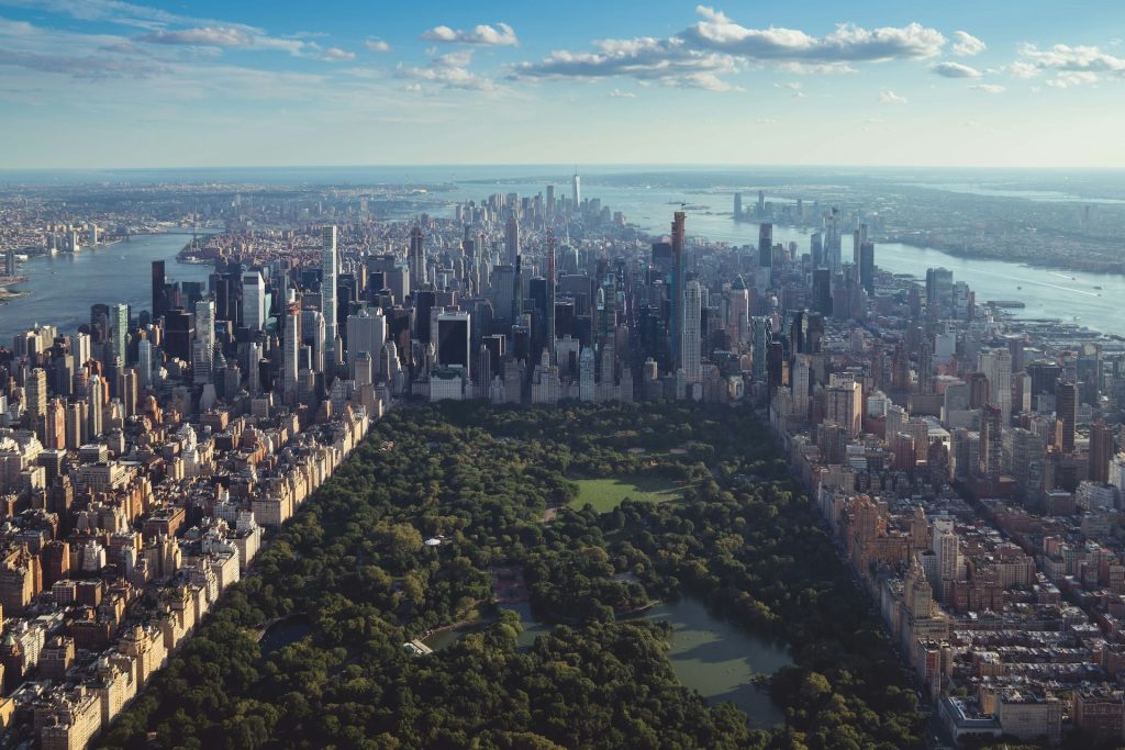new york city aerial view