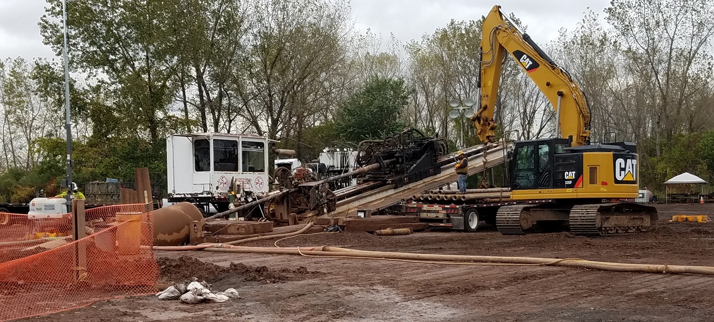 construction equipment on dirt area