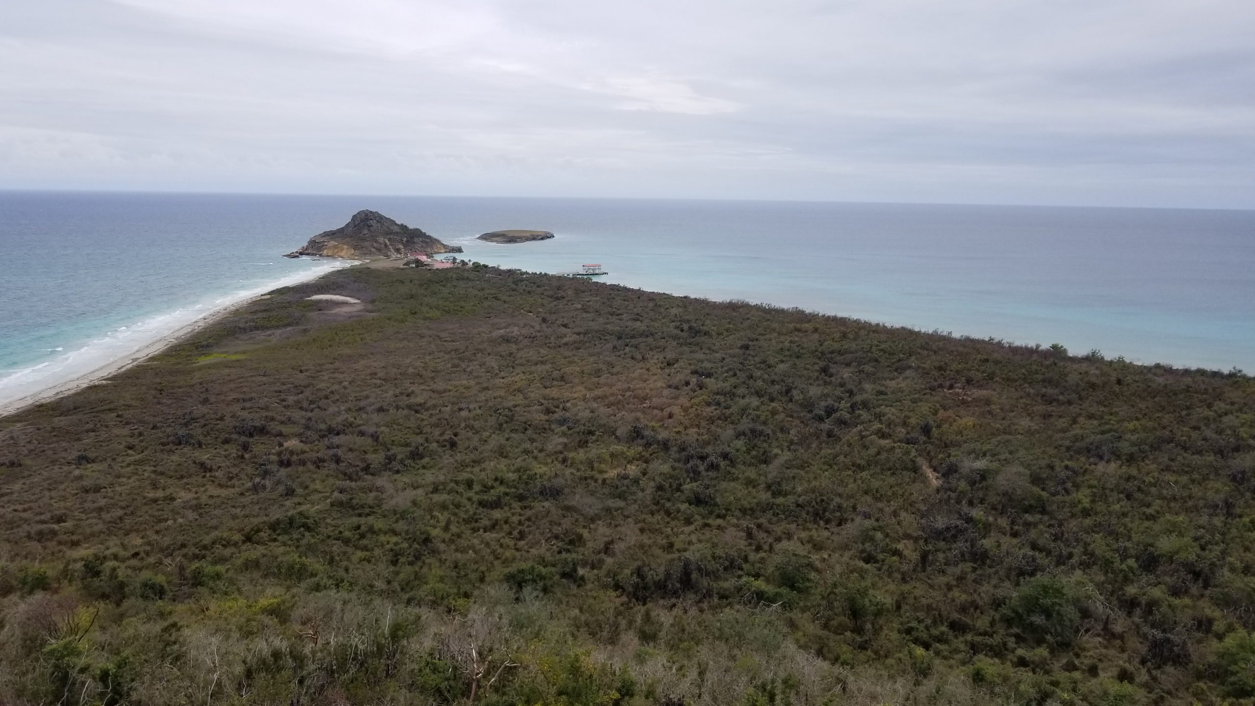 land in front of water