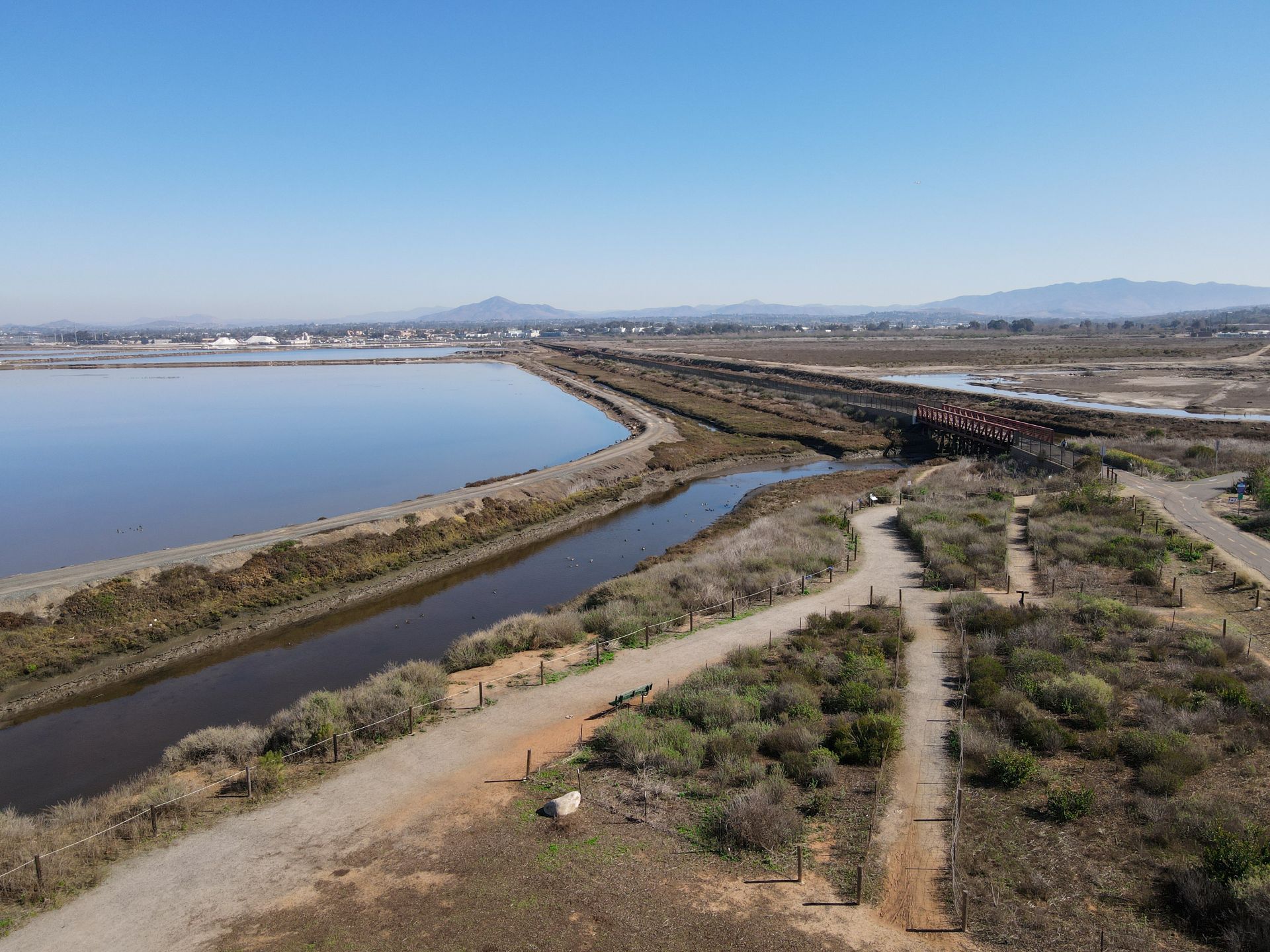 aerial view of southern san diego bay