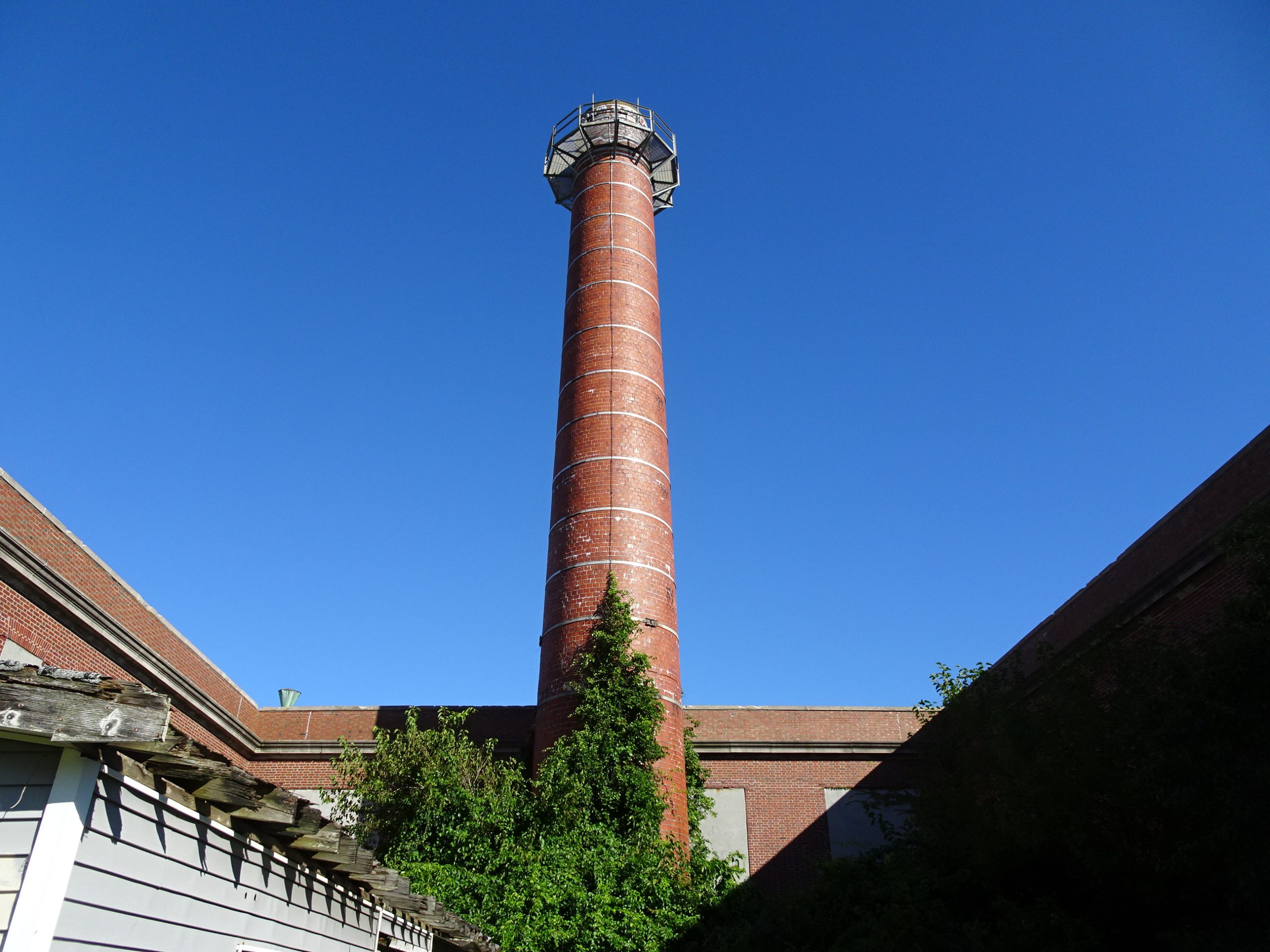 old smoke stack