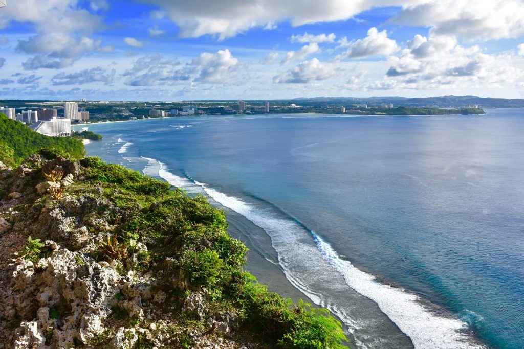 coastal view of guam