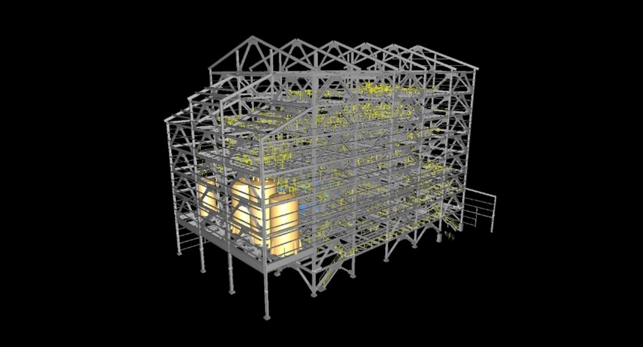 laser scanned warehouse