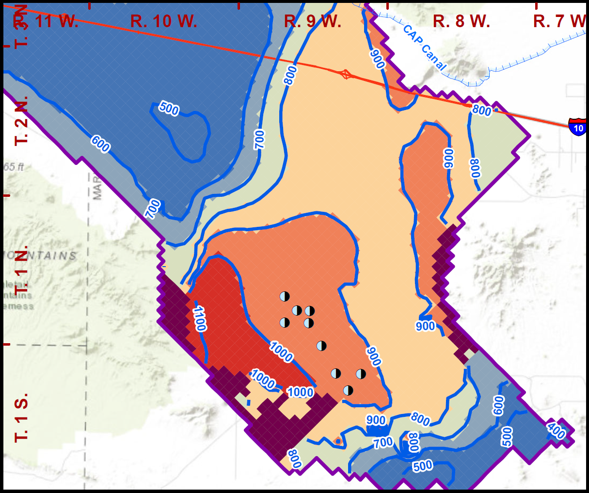 water basin map